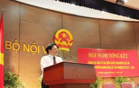 PM Vietnam Nguyen Tan Dung menghadiri Konferensi penggelaran tugas tahun 2012 Kementerian Dalam Negeri